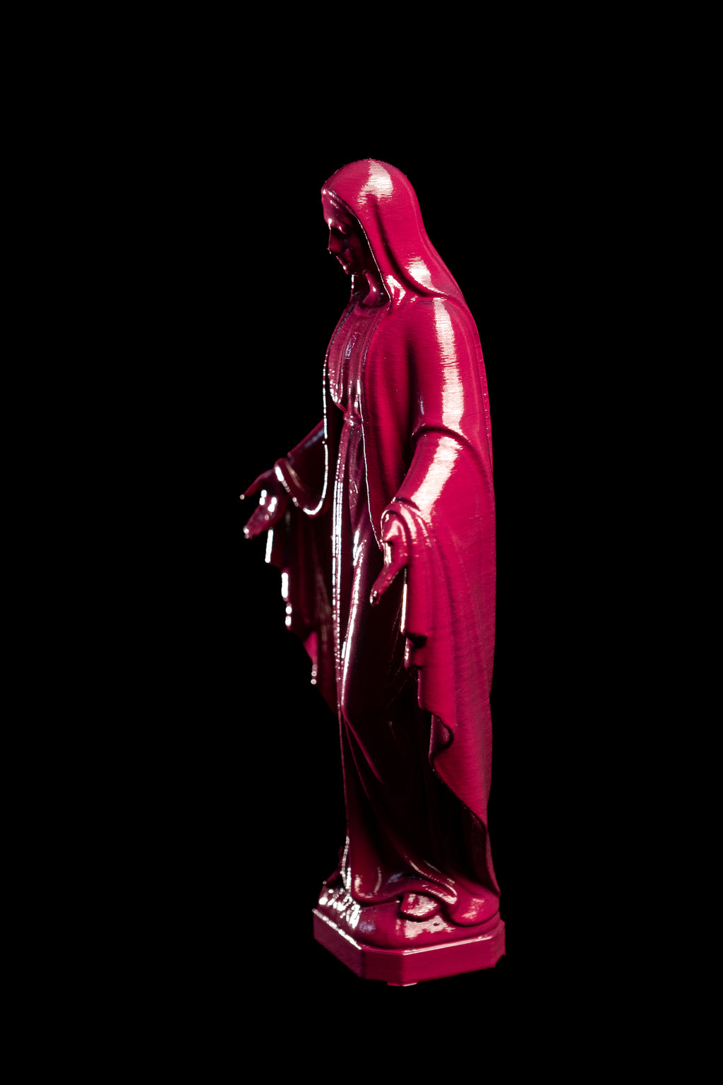 Figurine Vierge Pop rouge candy