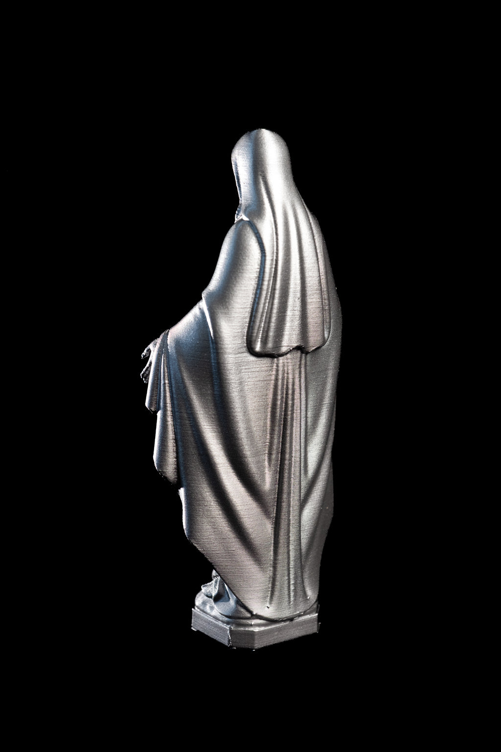 Figurine Vierge Pop argent