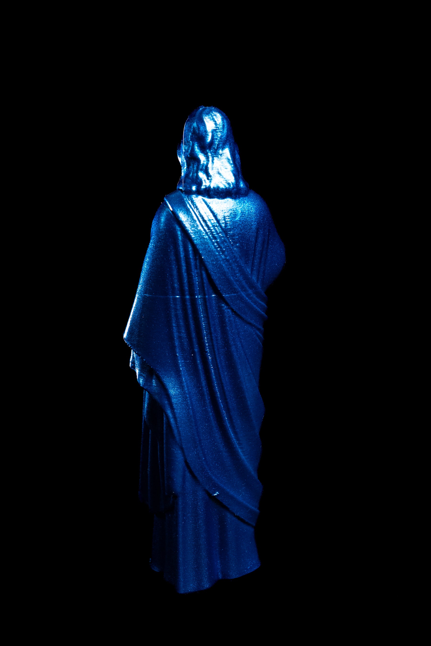 Figurine Jesus Pop Bleu metal