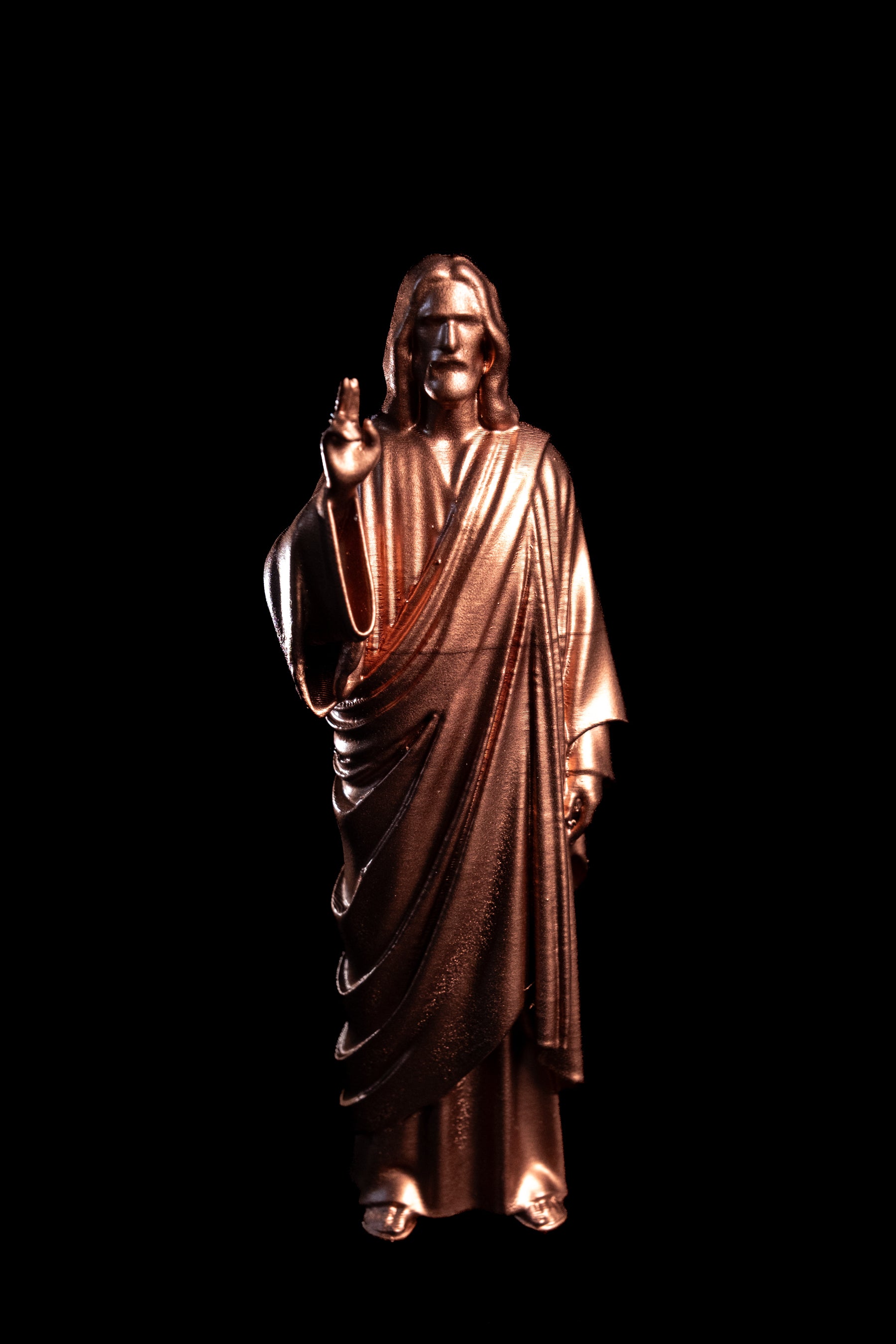 Figurine Jesus Pop cuivre