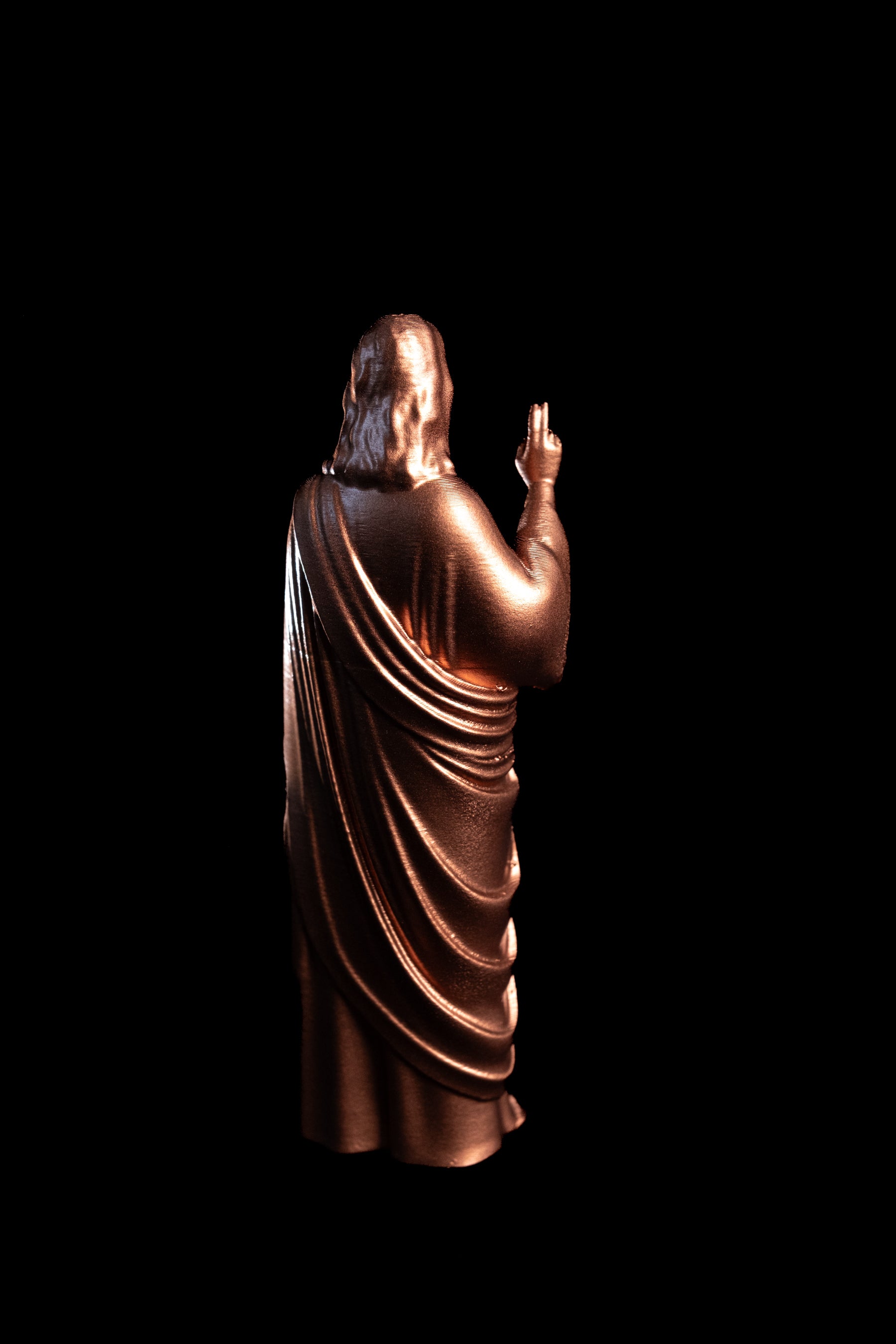Figurine Jesus Pop cuivre