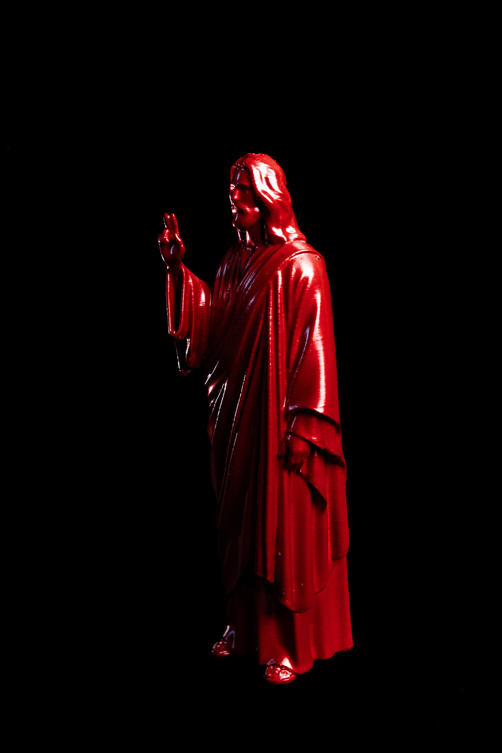 Figurine Jésus Pop rouge candy