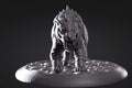 Figurine de Hoomotherium en armure à peindre