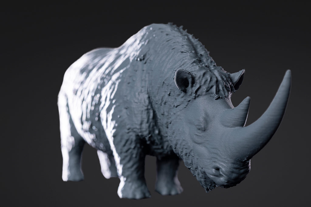 Figurine de Rhinocéros laineux à peindre