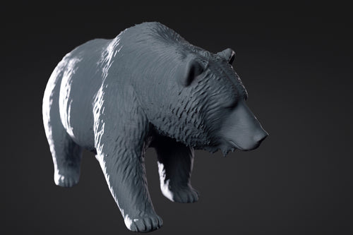 Figurine d'Ours des cavernes à peindre