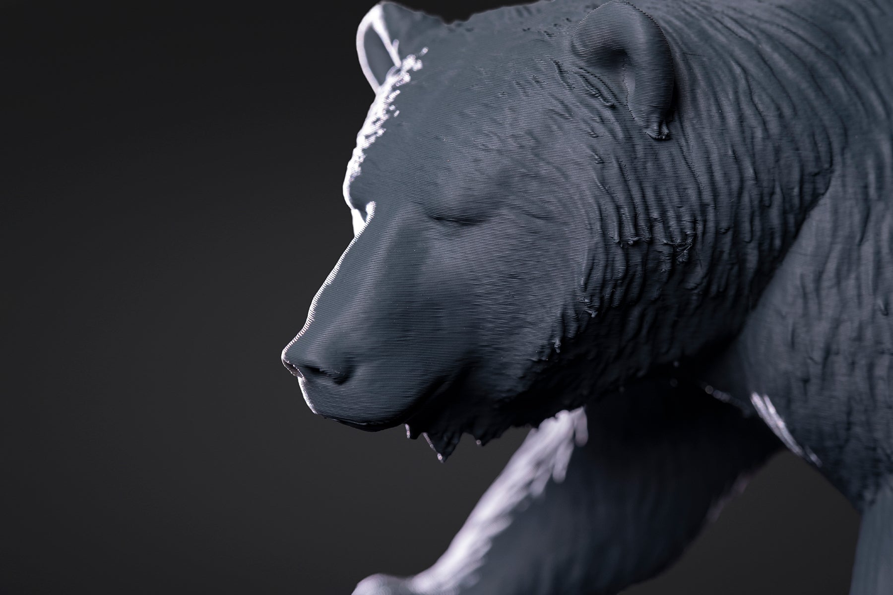 Figurine d'Ours des cavernes à peindre