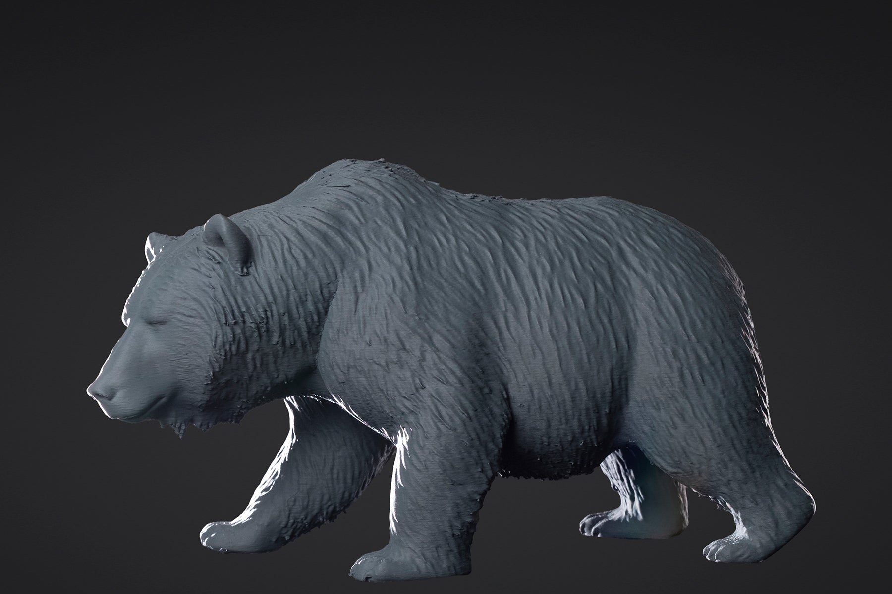 Figurine d'Ours des cavernes à peindre