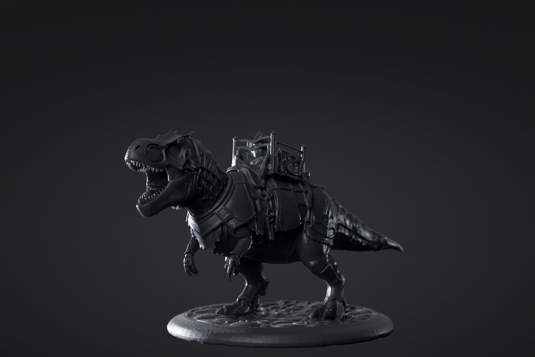 Figurine de Tyrannosaurus rex en armure à peindre